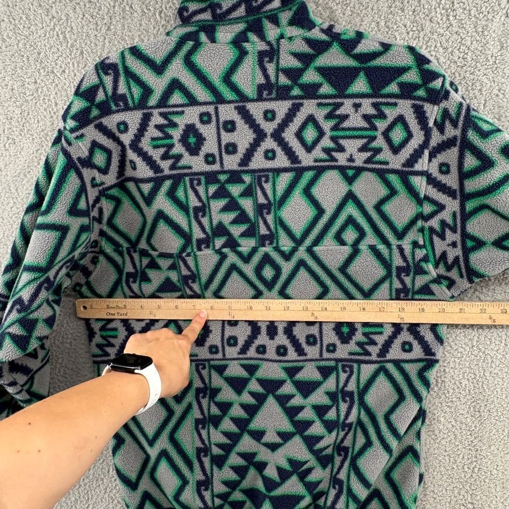 Patagonia Synchilla Aztec Snap T Fleece Pullover Mens XS - Picture 9 of 14